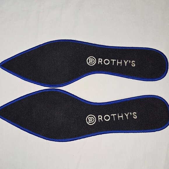 Rothy’s THE POINT Gray And Black Camo Knit Pointed Toe Flats Women's Size 10 W - Picture 5 of 9